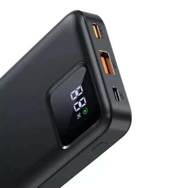 Доп.АКБ WIWU LED Display 10000 mAh Black